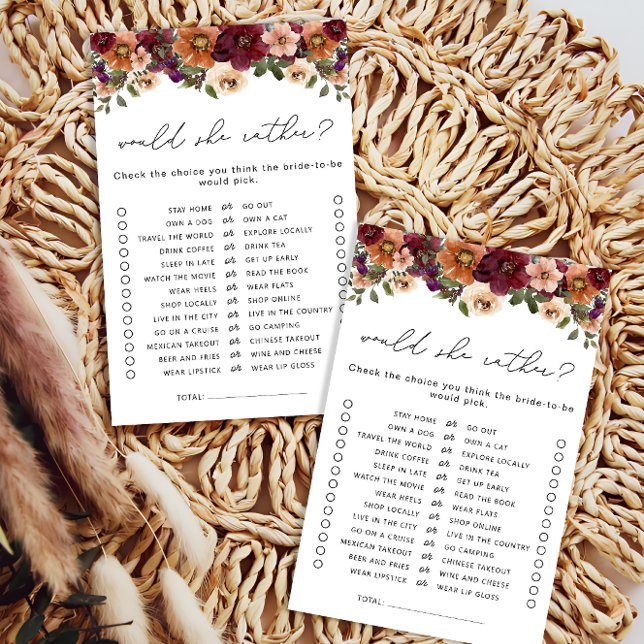 Lámina ¿Prefiere Caer En El Juego De La Ducha De Novias F (Subido por el creador)