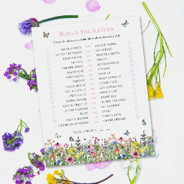 Lámina Prefiere | Ducha de novias de verano con flores si