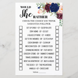 Lámina ¿Prefiere duchar el juego en español?