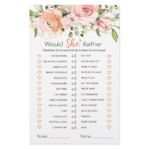 ¿Prefiere Floral Foliage Brigale Shower Game?