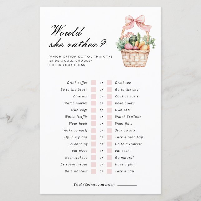 Lámina Prefiere Que Se Salga Del Juego De Novias En El Me (Anverso)