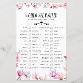 Lámina ¿Prefiere Un Juego De Ducha De Novias?