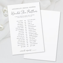 ¿Prefiere Un Juego De Ducha De Novias?