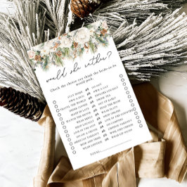 Lámina ¿Prefiere Un Juego De Ducha De Novias Florales En 