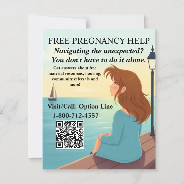 Lámina Pregnancy Help/After Abortion Resources (Anverso)