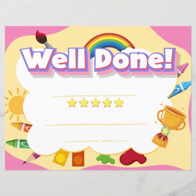 Lámina Premio bien hecho (Anverso)