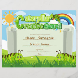 Lámina Premio Creative Caterpillar