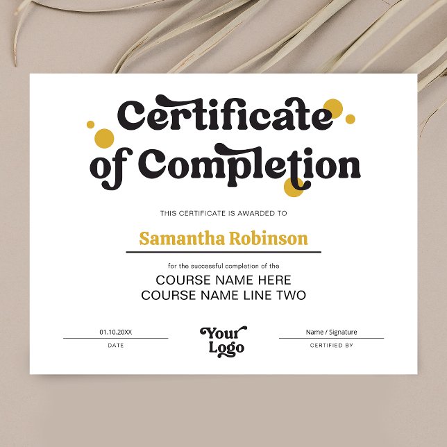 Lámina Premio de Certificación de Curso de Belleza de Mod (Subido por el creador)