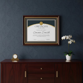 Lámina Premio de Reconocimiento Corporativo Formal