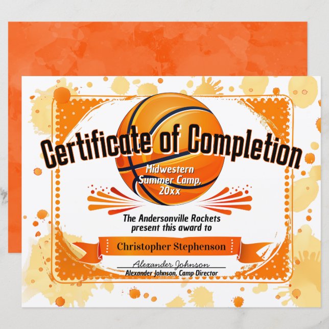 Lámina Premio del equipo de la Liga de Campamento de Vera (Anverso / Reverso)