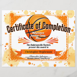 Lámina Premio del equipo de la Liga de Campamento de Vera