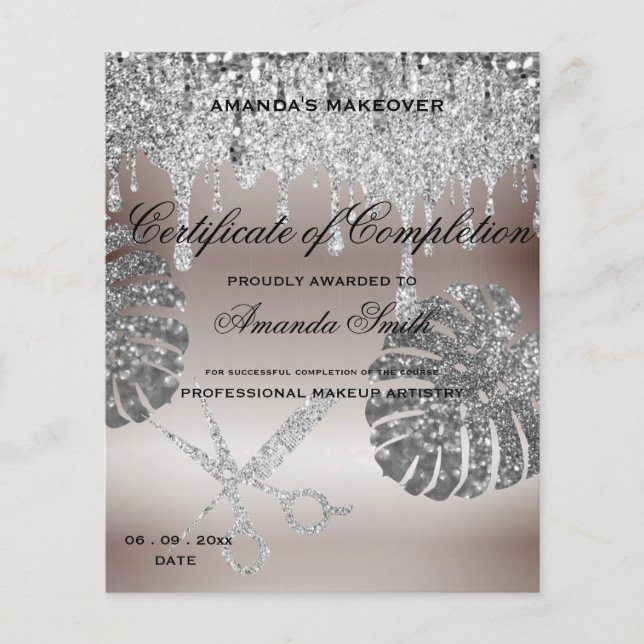 Lámina Premio del Oro Blanco Negro a la Finalización (Anverso)