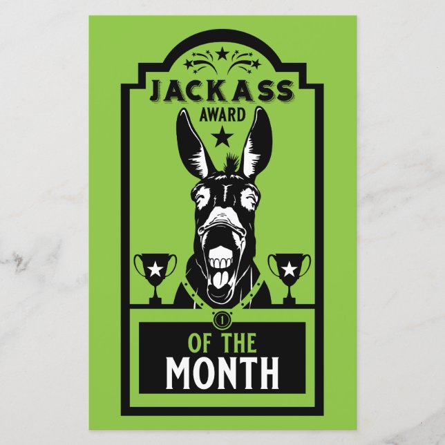 Lámina Premio Jackass (Anverso)