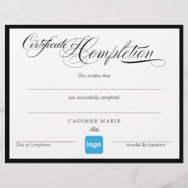 Lámina Premio para la adición de logotipo simple