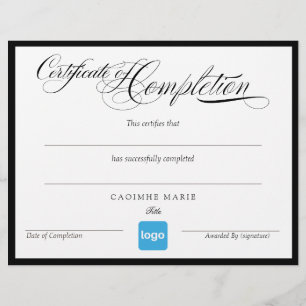 Lámina Premio para la adición de logotipo simple