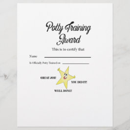 Lámina Premio Potty Training