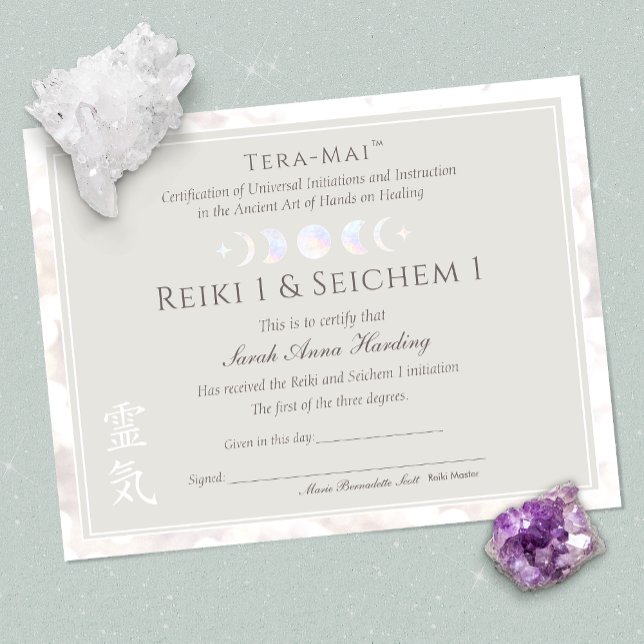 Lámina Premio Reiki Yoga de Terminación (Subido por el creador)