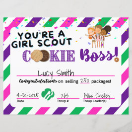 Lámina Premio Scout al Jefe Cooke