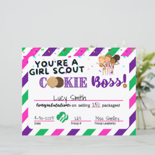 Lámina Premio Scout al Jefe Cooke