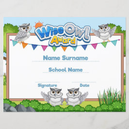Lámina Premio Wise Owl