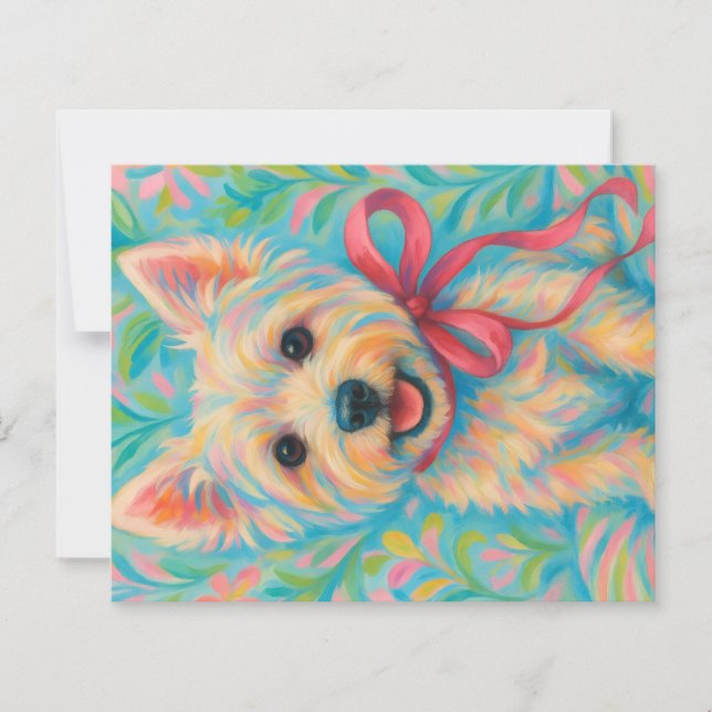 Lámina Preppy Westie (Anverso)