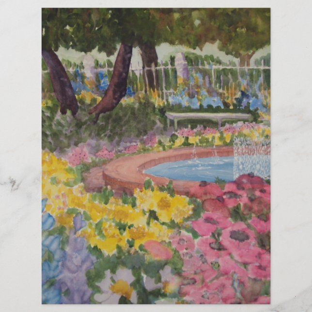 Lámina Prescott Park Garden Poppies Portsmouth NH (Anverso)