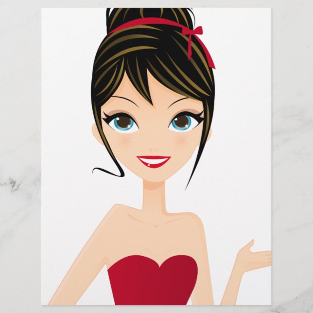 Lámina presentación del chica (Anverso)