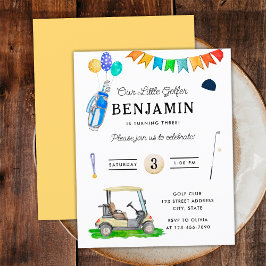 Lámina Presta nuestros pequeños golfistas Amarillos Cumpl