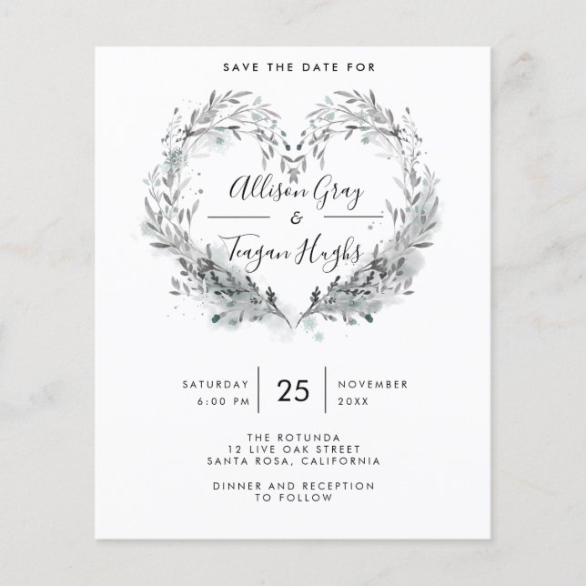 Lámina Presupuestación Guardar el volante de fechas (Anverso)