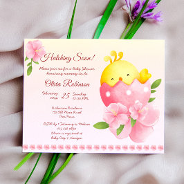 Lámina Presupuestación Hatching pronto pollo chica bebé p