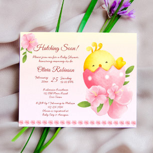 Lámina Presupuestación Hatching pronto pollo chica bebé p