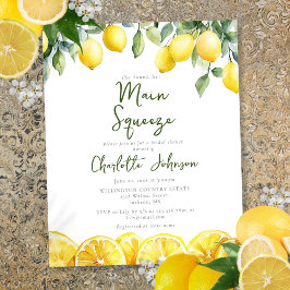 Lámina Presupuestación Principal Squeeze Watercolor Lemon