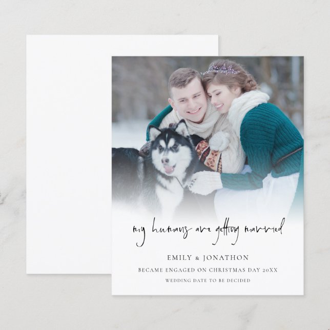 Lámina Presupuestar a mis seres humanos casándose con el  (Anverso / Reverso)