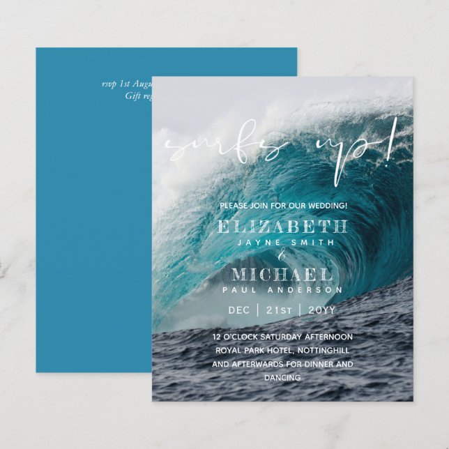 Lámina Presupuestario Aqua Surge Arriba Destino De La Pla (Anverso / Reverso)