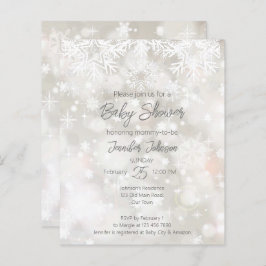 Lámina Presupuestario Invierno nevado colores pastel duch