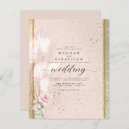 Lámina Presupuestario pero hermoso Grass de lujo rosa Pam