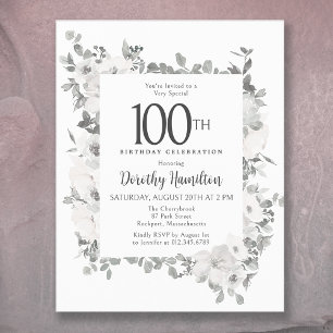 Lámina Presupuesto 100.ª Invitación a la Flora Blanca