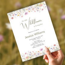 Presupuesto 1 cumpleaños Pequeña Flor silvestre qu