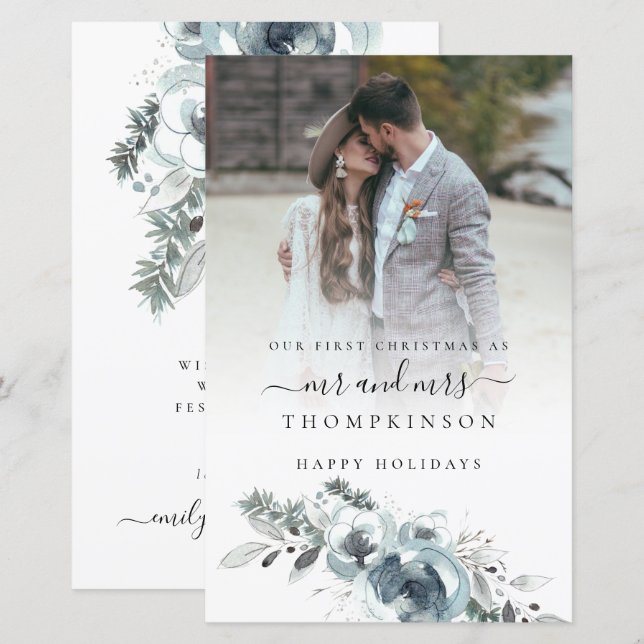 Lámina Presupuesto 1Navidades Sr. Mrs. Photo Foliage Holi (Anverso / Reverso)