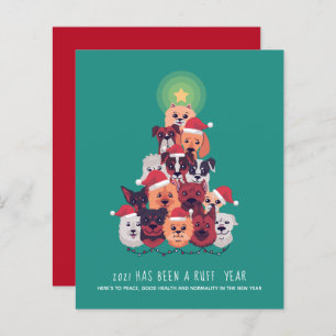 Lámina PRESUPUESTO 2021 Ha sido un Navidad de PERRO de RU