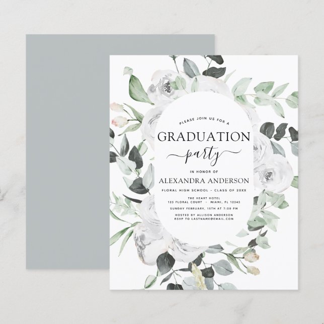 Lámina Presupuesto 2022 Graduación de Eucalipto floral (Anverso / Reverso)