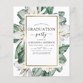 Lámina Presupuesto 2022 Graduación Tropical Magnolia Flor