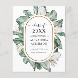 Lámina Presupuesto 2022 Graduación Tropical Magnolia Flor