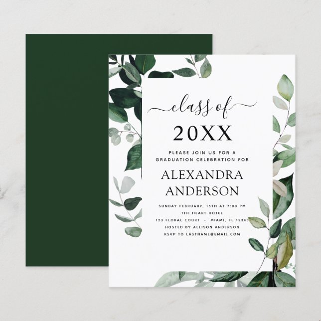 Lámina Presupuesto 2023 Graduación de la vegetación botán (Anverso / Reverso)