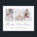 Lámina Presupuesto 2026 Calendario 2 Foto Feliz Navidad<br><div class="desc">Presupuesto 2026 Calendario 2 Foto Feliz Navidad. Un precio económico menor de 4, 5 x 5, 6 "alternativa en 110 libras, similar en grosor a una postal. Hay UNA por hoja. Simplemente reemplace las dos fotos de ejemplo con las propias y personalícelas con su saludo y nombres en la parte...</div>