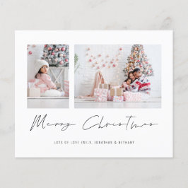 Lámina Presupuesto 2026 Calendario 2 Foto Feliz Navidad