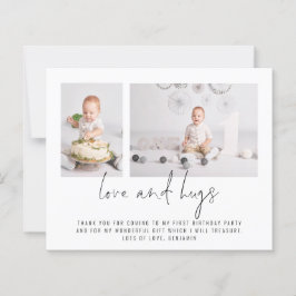 Lámina Presupuesto 2 Foto 1cumpleaños Amor y abrazos Grac