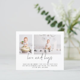 Lámina Presupuesto 2 Foto 1cumpleaños Amor y abrazos Grac