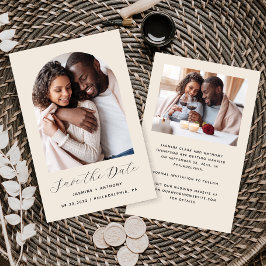 Lámina Presupuesto 2-Foto Arch Beige Guardar fecha