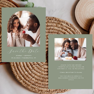 Lámina Presupuesto 2-Foto Boho Arch Sage Green Salven la